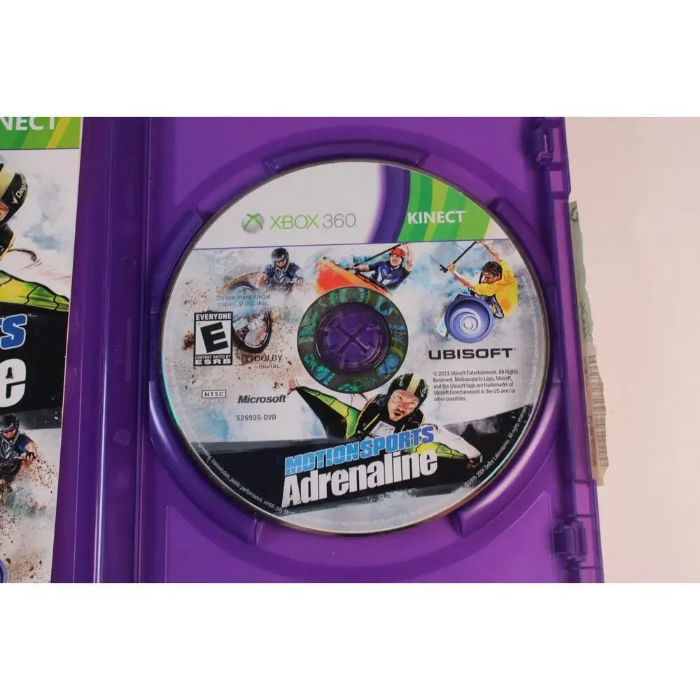 Motionsports Adrenaline (Microsoft Xbox 360) Authentic, Complete, Tested/Works